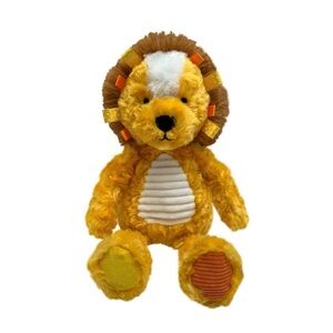 NWOT Make Believe Ideas Snuggables Plush Stuffed Animal Lion Taggies Baby OS